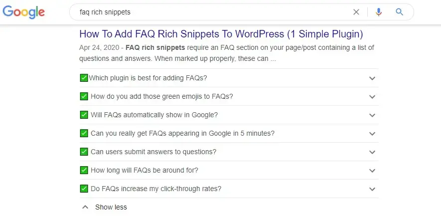 How To Increase Search Visibility with FAQ Rich Snippets