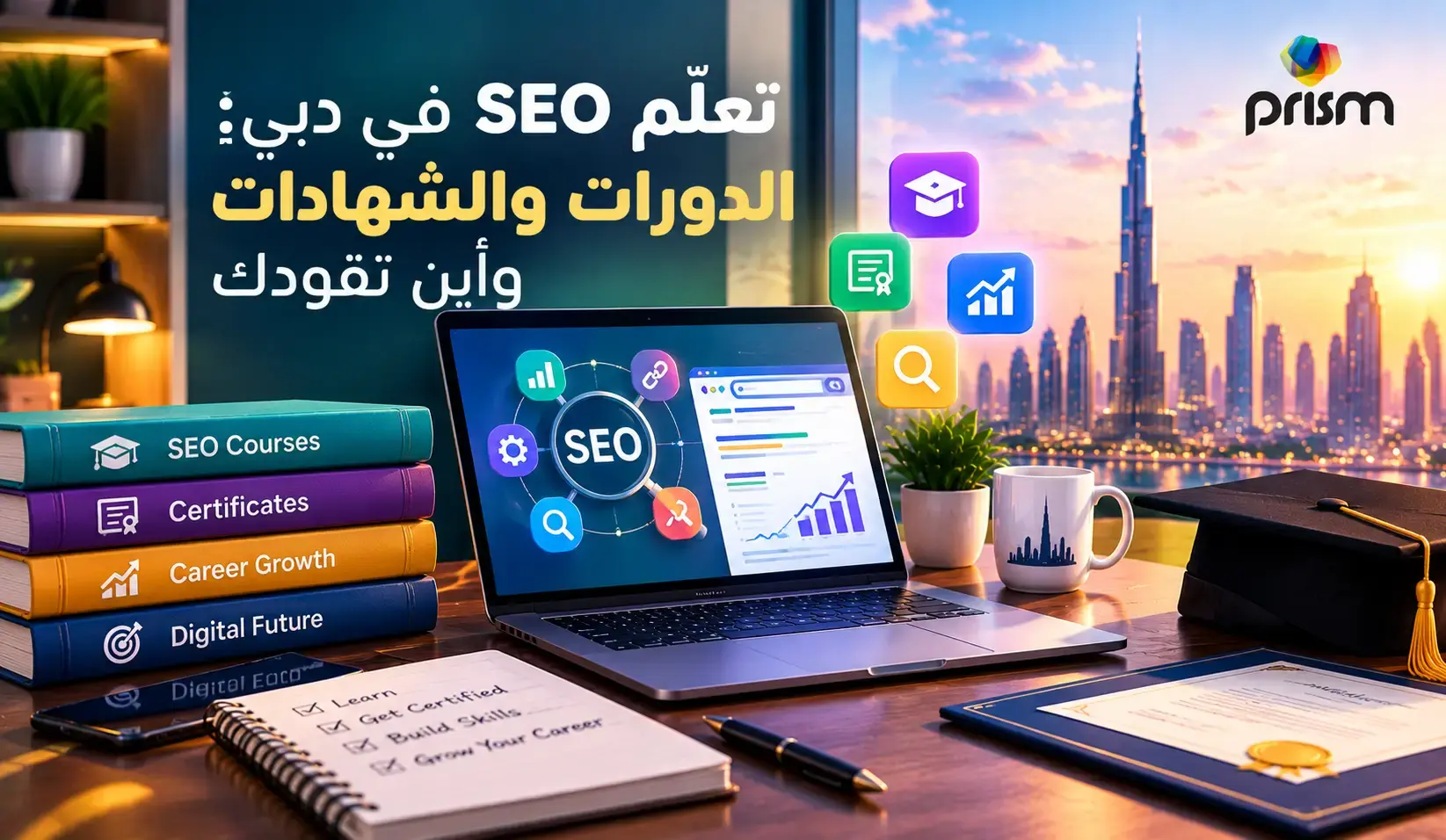 دورات SEO في دبي: أفضل الدورات والشهادات المعتمدة في دبي