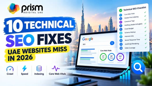 Technical SEO Checklist: 10 Fixes Most UAE Websites Are Missing in 2026