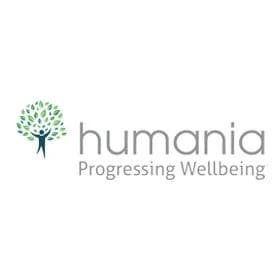 Humania Progressing Wellbeing logo – Prism Digital client