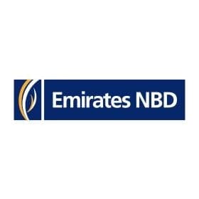 Emirates NBD logo – Prism Digital client