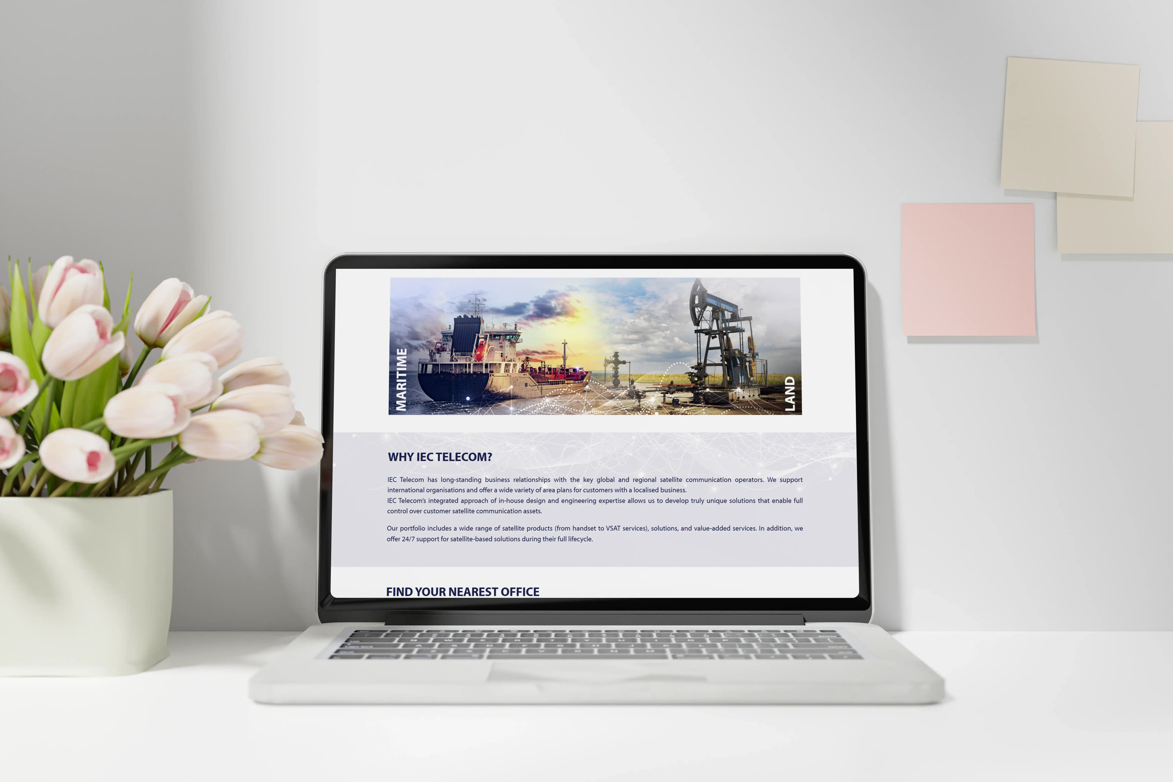 IEC Telecom ad campaign – by Prism Digital UAE
