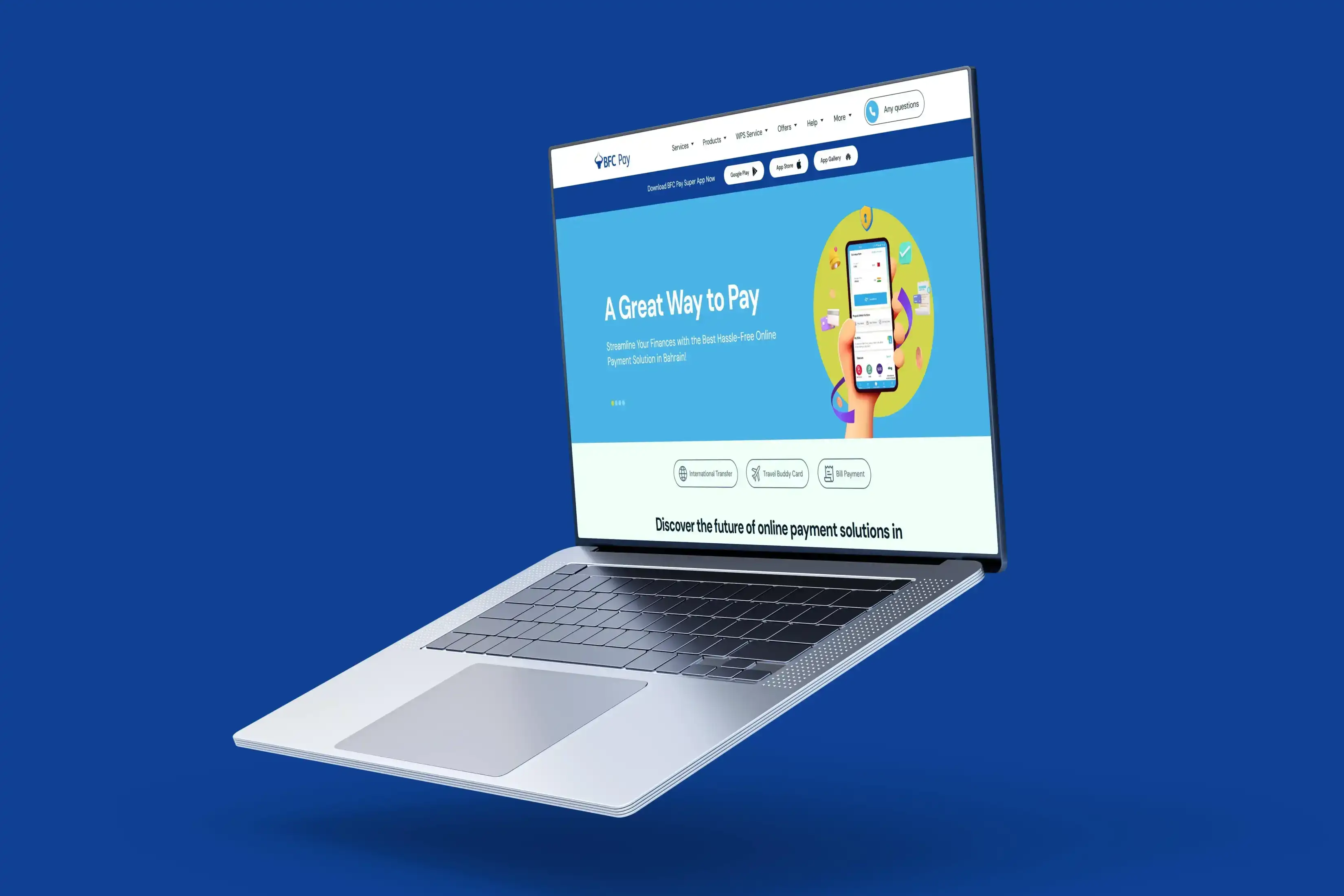 BFC Pay fintech app – built by Prism Digital UAE