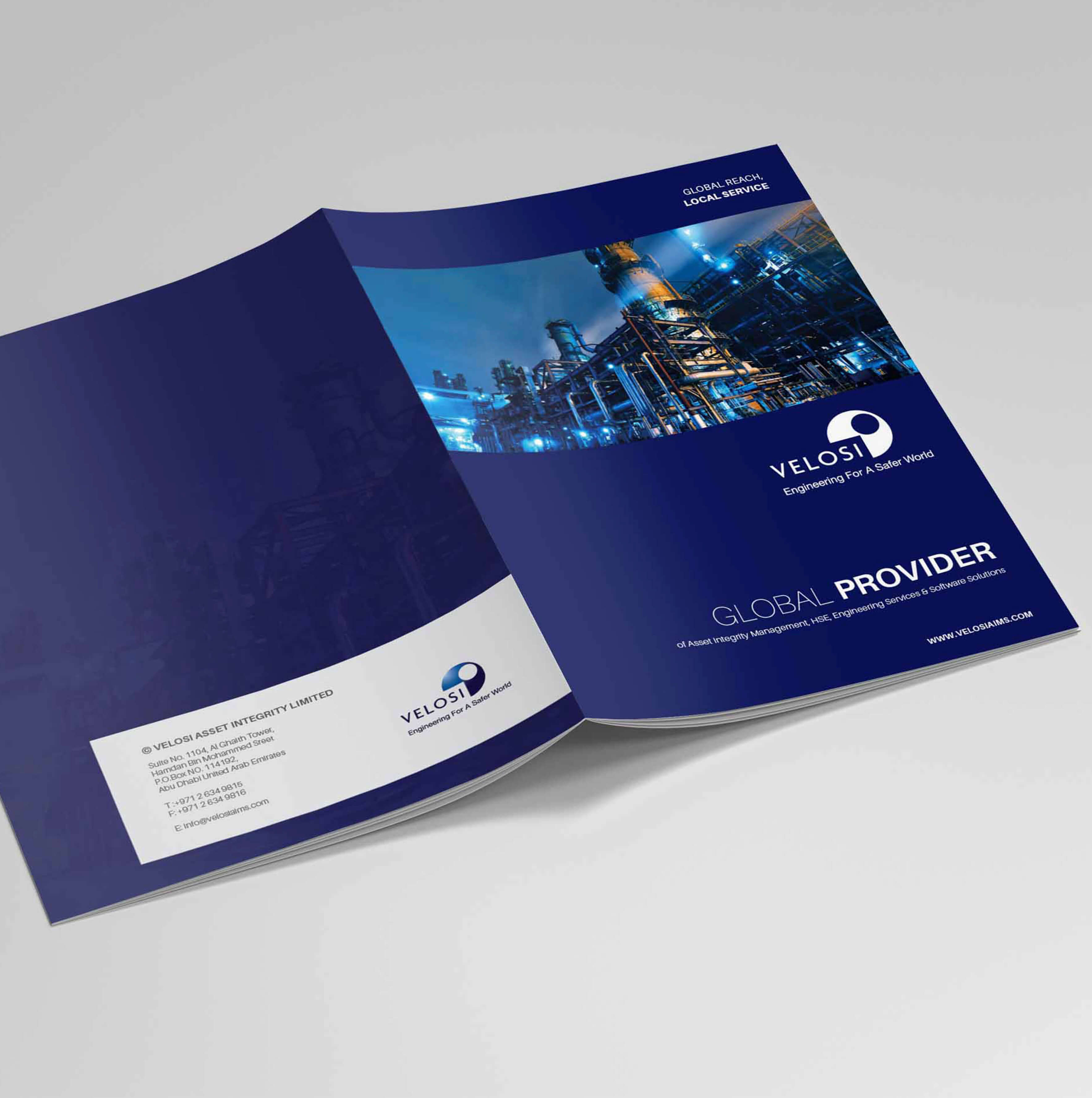 Corporate brochure design samples by Prism Digital