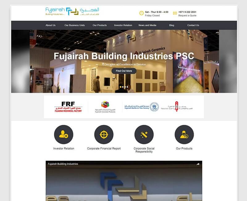 Fujairah building Industries Group 3