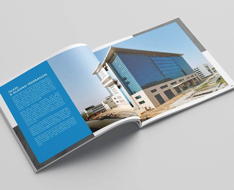 Brochure Design Services for Emirates Glass