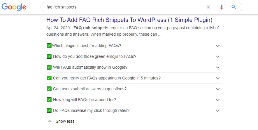 How To Increase Search Visibility with FAQ Rich Snippets