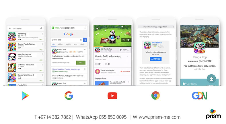 Google App Ads campaign Samples