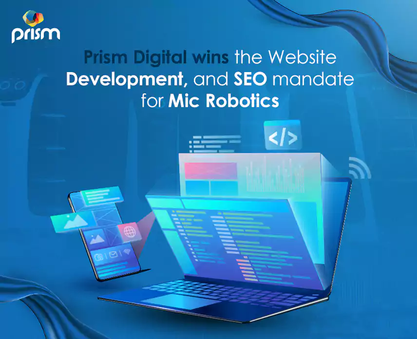 Mic Robotics choose Prism Digital to handle their website development and SEO needs.